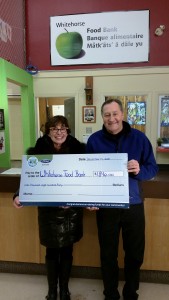 Thank you Whitehorse Motors for your generous contribution to the Whitehorse Food Bank!